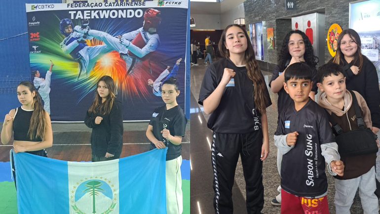 La escuela de taekwondo Sabon Sung ya está en Brasil y se prepara para la competencia.