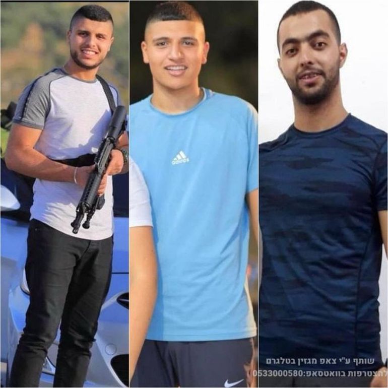 Los milicianos de Hamás que cayeron en Jenin. Los milicianos de Hamás que cayeron en Jenin.