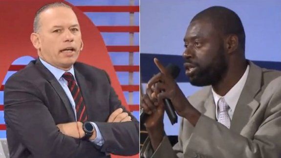 fuerte cruce entre berni y un abogado haitiano