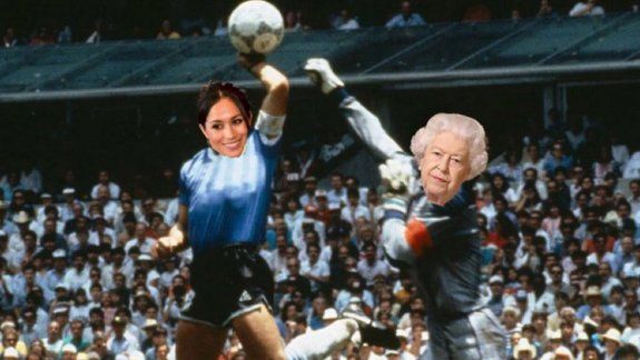 Peter Shilton tuiteó sobre el escándalo real y le respondieron con memes de Maradona