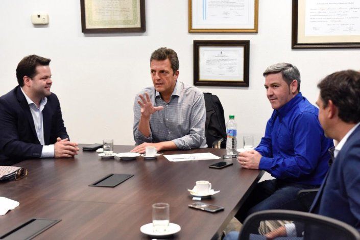 Massa recibió a diputados patagónicos