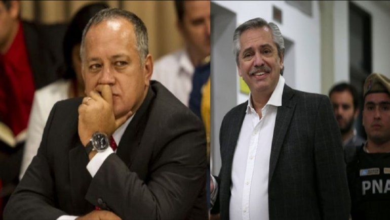 Esta sería la segunda ocasión en la que Diosdado Cabello arremete contra Alberto Fernández.