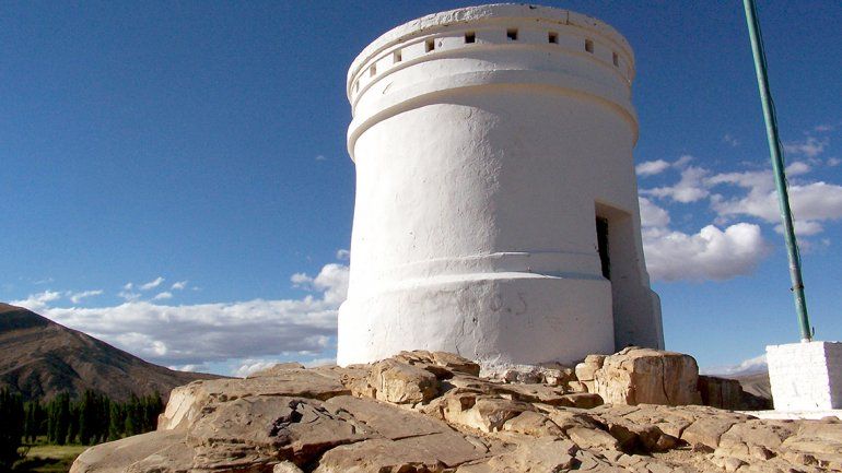 El Torreón, uno de los símbolos de la ciudad de Chos Malal.