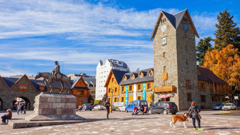 El centro cívico de Bariloche. El centro cívico de Bariloche.