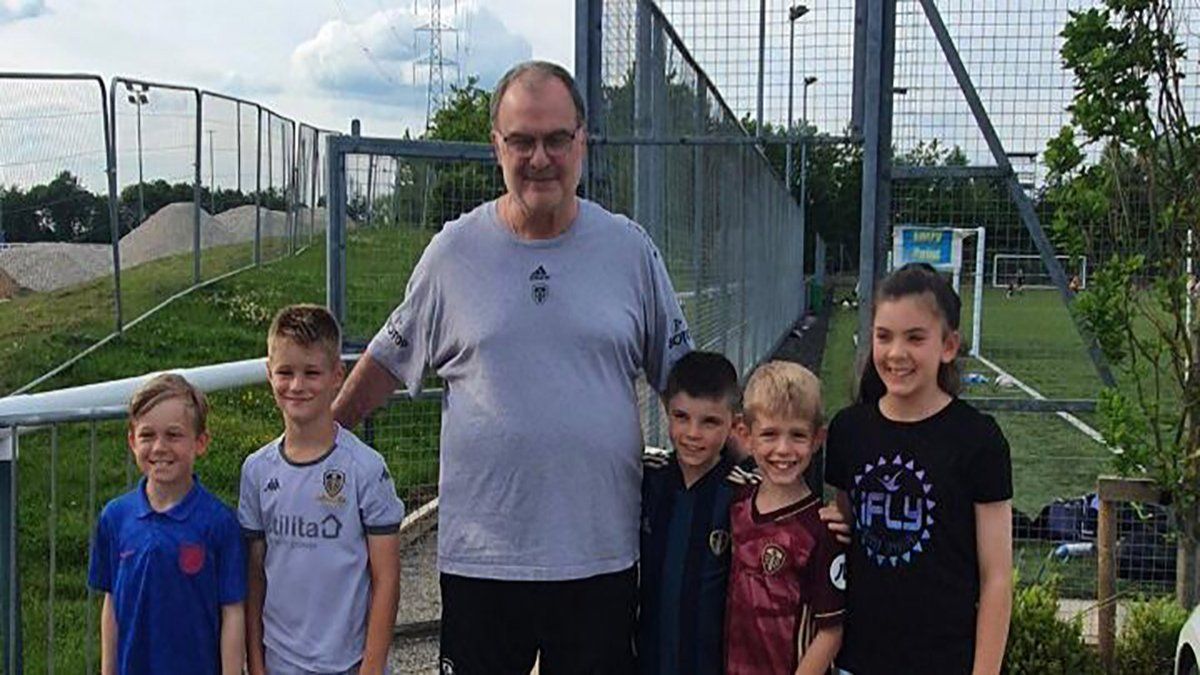 Bielsa directed a practice of the Sub 11 of the Leeds