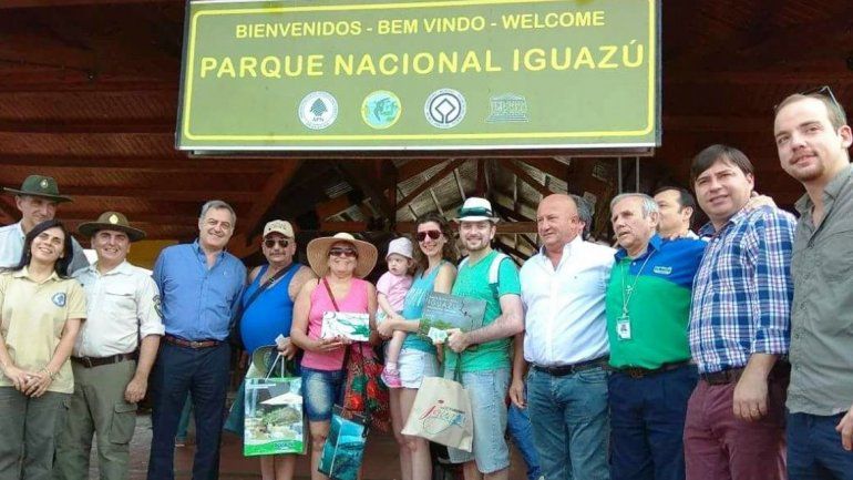 Cataratas del Iguazú recibió al turista un millón de este año