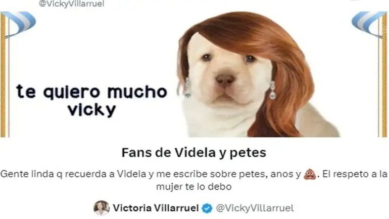 Fans de Videla y petes: Victoria Villarruel creó un polémico grupo