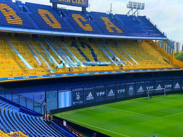 Mirá cómo se prepara La Bombonera para recibir a la Selección