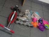 Uno de los delincuentes que frecuentaba el balneario Sandra Canale fue apresado con varios juguetes de niños.