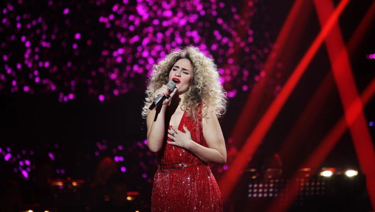 Florencia Celani, cantante de Chubut que triunfa en Croacia.