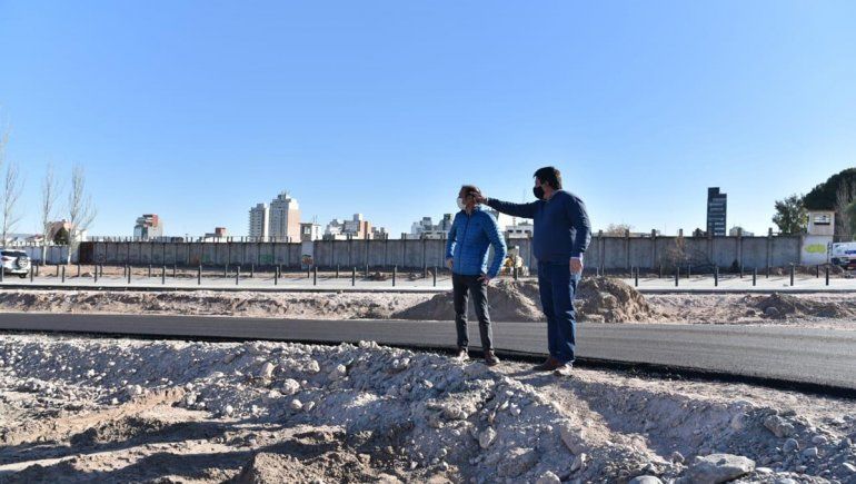 Avanzan las obras en el futuro parque Jaime de Nevares