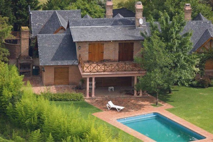 La casa del country Carmel en el que mataron a María Marta de cinco disparos en la cabeza.