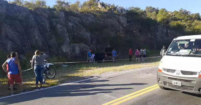 Turista murió tras chocar contra la montaña en las Altas Cumbres