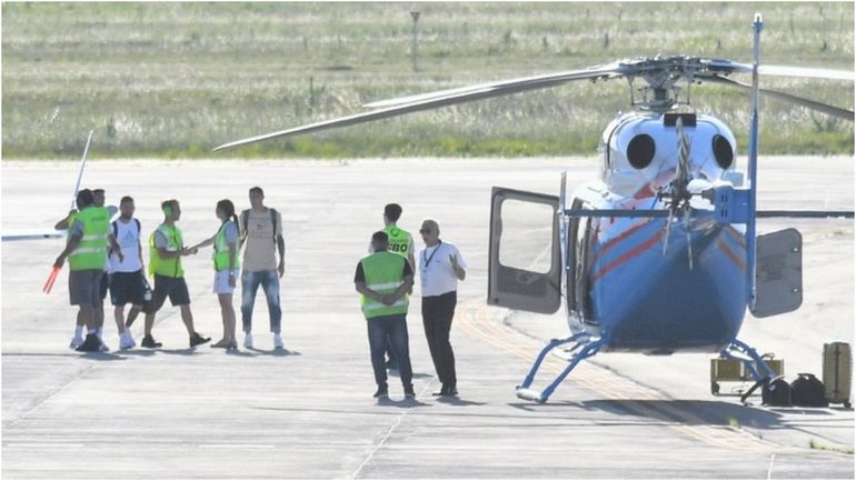 Lionel Messi en su llegada a Rosario hace un año Lionel Messi en su llegada a Rosario hace un año