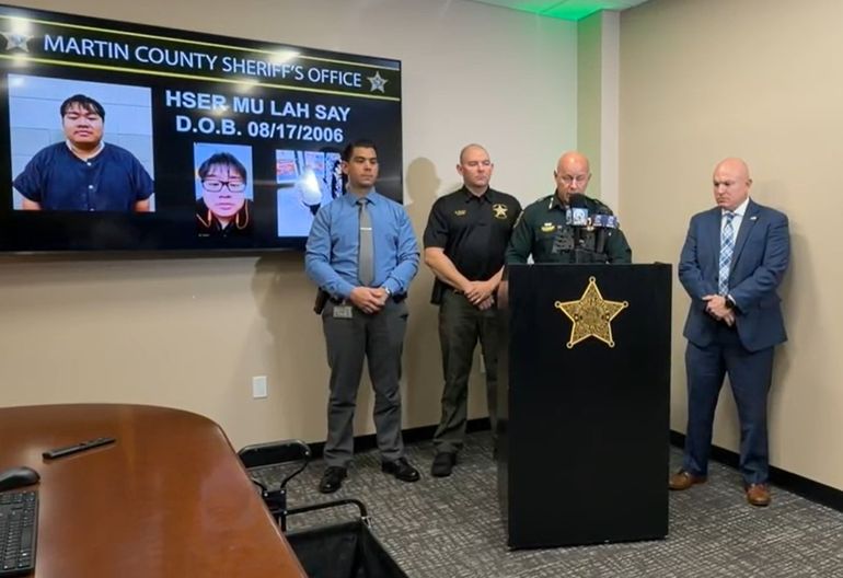 El sheriff John Budensiek reveló detalles de la búsqueda y el rescate de las hermanas secuestradas. El sheriff John Budensiek reveló detalles de la búsqueda y el rescate de las hermanas secuestradas.