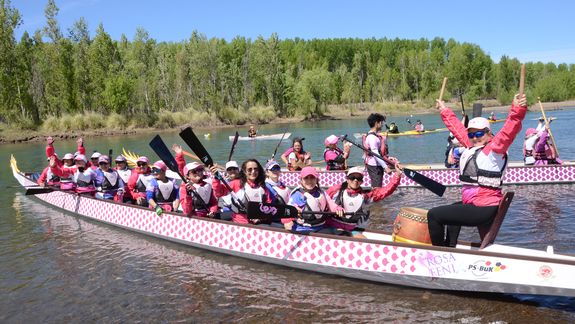 En 15 imágenes: sobrevivientes de cáncer de mama realizaron la 5° edición de la Regata Rosa