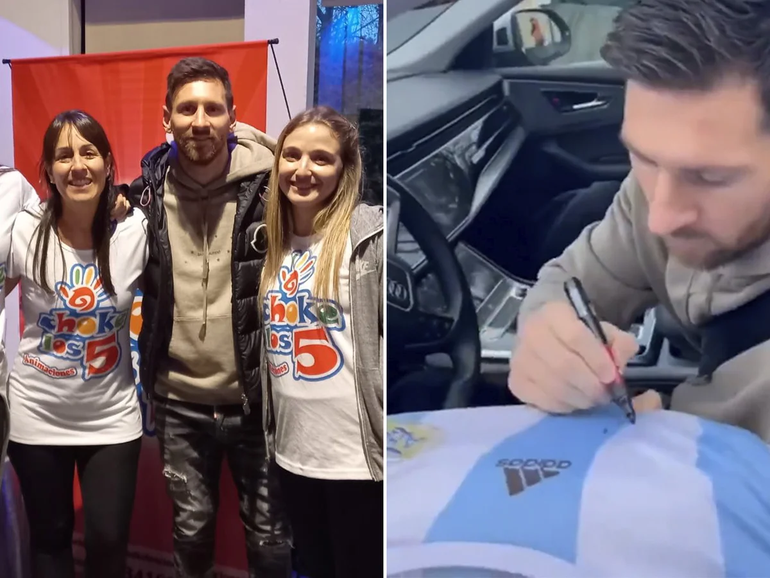 Las locuras de los hinchas por Lionel Messi en Rosario