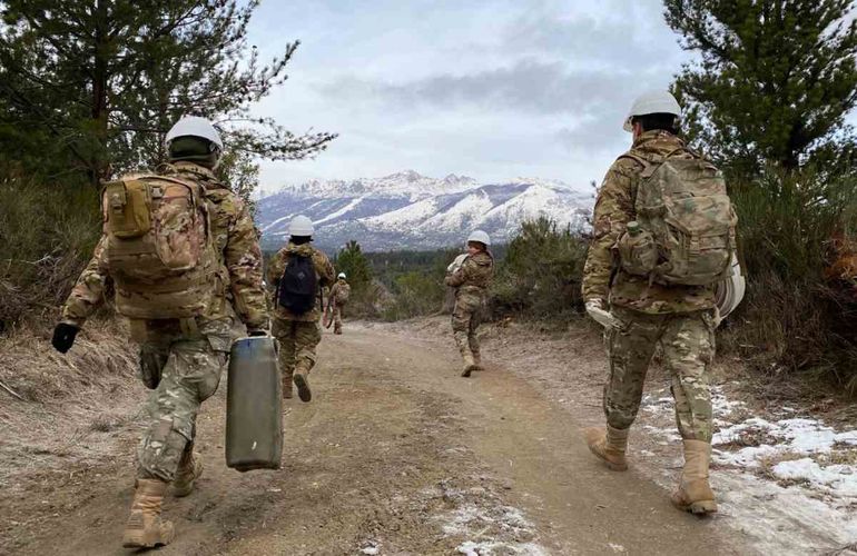 Brigadistas neuquinos se perfeccionan para enfrentar los incendios forestales