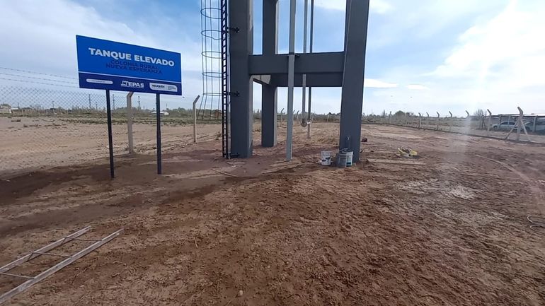 Prueban el nuevo sistema de agua para Nueva Esperanza