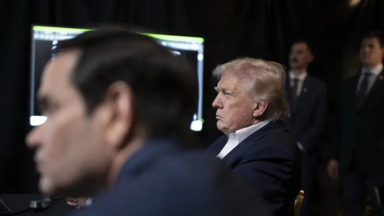 El presidente Donald Trump siguó en vivo el operativo en Caracas / Foto | LM Neuquen El presidente Donald Trump siguó en vivo el operativo en Caracas / Foto