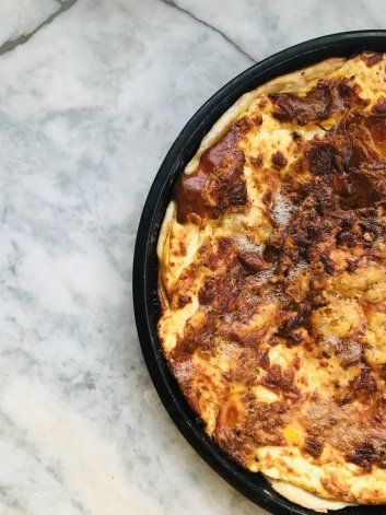 Receta: tarta de queso con masa casera