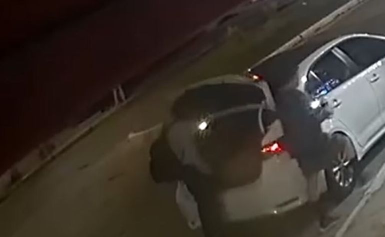 Video: así fue el encuentro entre el autor del doble femicidio en Córdoba y el chofer desaparecido