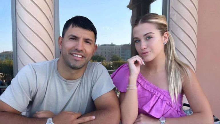 El Kun Agüero y Sofía Calzetti El Kun Agüero y Sofía Calzetti