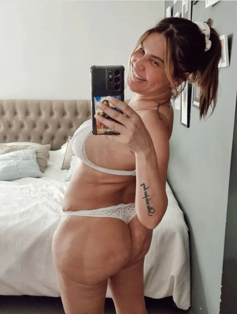 La actriz se muestra en sus redes sociales al natural, sin filtros ni photoshop, buscando concientizar a sus seguidores sobre la importancia de la autoaceptación.