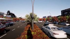 La nueva Avenida Mosconi duplicará la capacidad de circulación en ambos sentidos. | LM Neuquen La nueva Avenida Mosconi duplicará la capacidad de circulación en ambos sentidos.