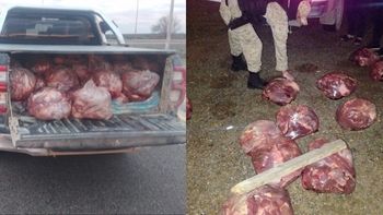 El vehículo fue interceptado en la Ruta Nacional 3, en el acceso sur a Las Grutas. Foto: Gentileza. | LM Neuquen El vehículo fue interceptado en la Ruta Nacional 3, en el acceso sur a Las Grutas. Foto: Gentileza.