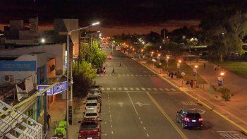 Así está quedando el Bajo neuquino con el recambio de luminarias