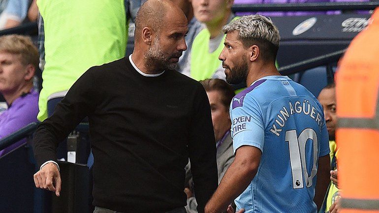 La caliente discusión cara a cara del Kun Agüero con Pep Guardiola