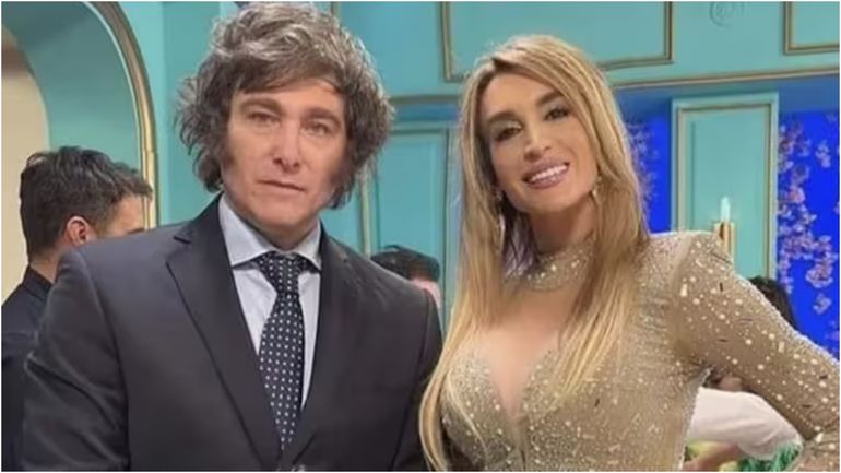 Milei y Fátima Florez Milei y Fátima Florez