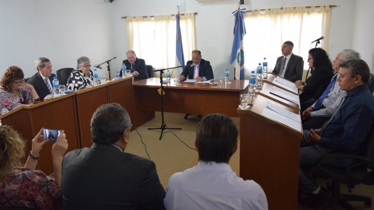 El intendente Hugo Moenne