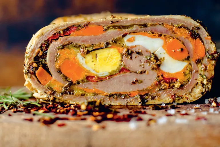 Matambre relleno, la receta típica de Argentina. Matambre relleno, la receta típica de Argentina.