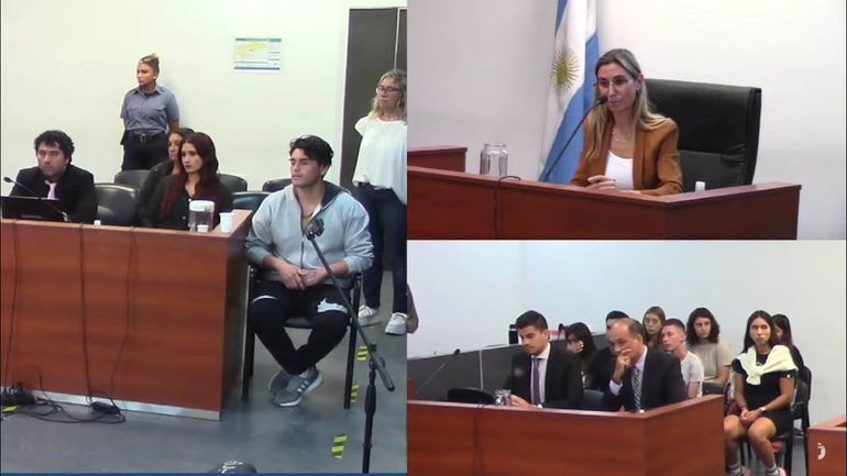 El momento en que el jurado popular daba lectura al veredicto.&nbsp;