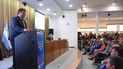 gaido lleva su gestion ante los concejales y vecinos de la ciudad