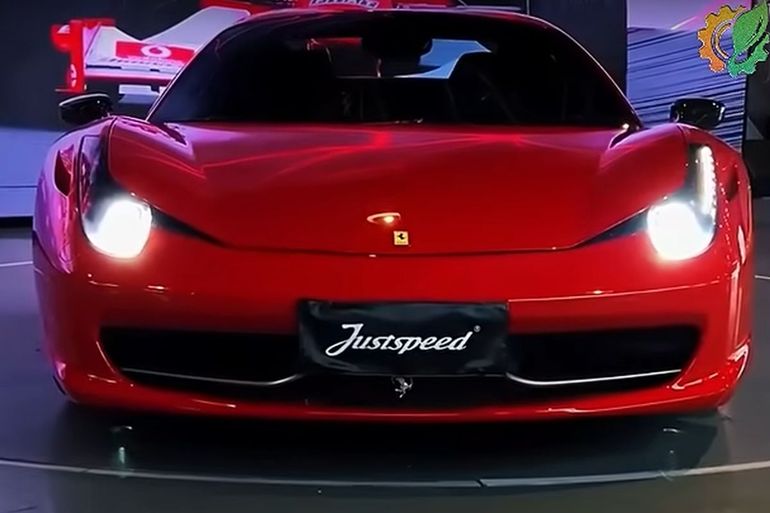 Como nueva: así se vio la Ferrari 458 Spider luego de la restauración. Como nueva: así se vio la Ferrari 458 Spider luego de la restauración.