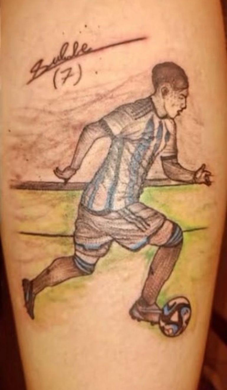 El tatuaje de la mamá de Ian Subiabre El tatuaje de la mamá de Ian Subiabre