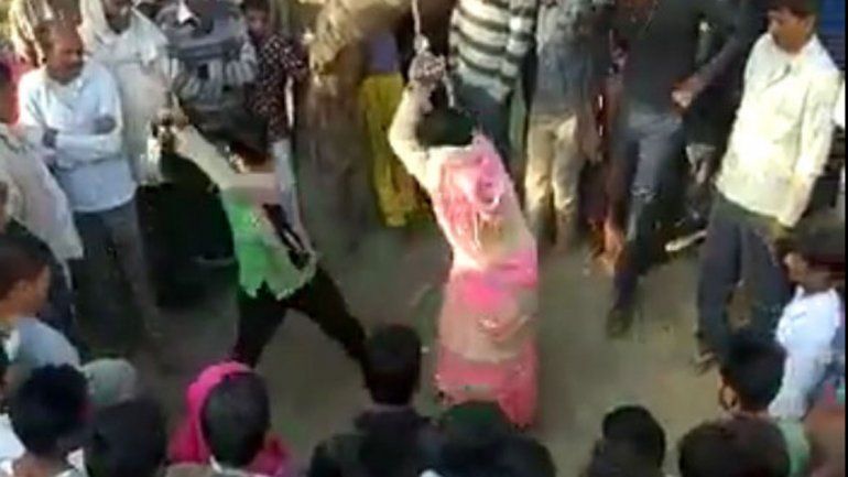 El hombre creía que le era infiel.