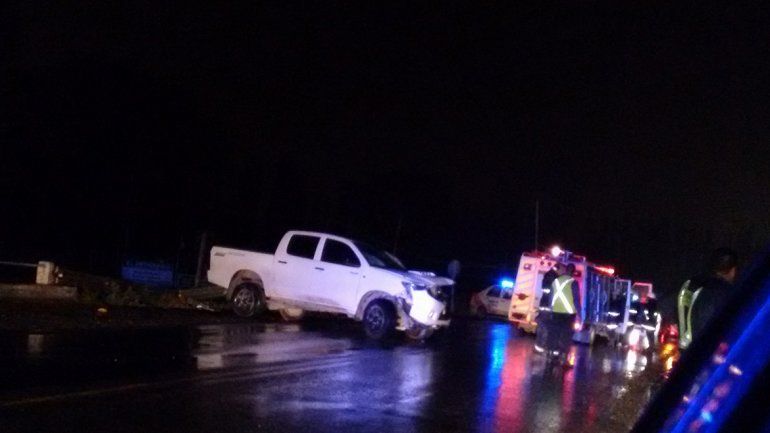 Otro choque frontal en la Ruta 151: hay heridos