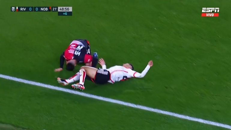 La lesión de Aliendro en River