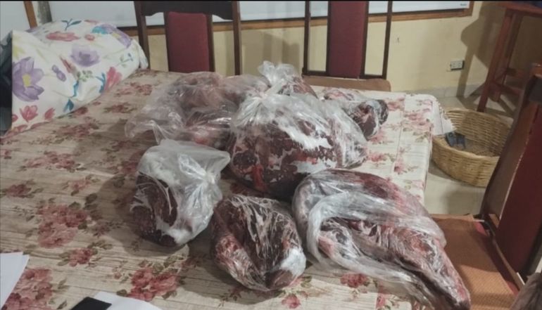 La Policía de Chubut secuestró 1.500 kilos de carne de ciervo en El Maitén. La Policía de Chubut secuestró 1.500 kilos de carne de ciervo en El Maitén.