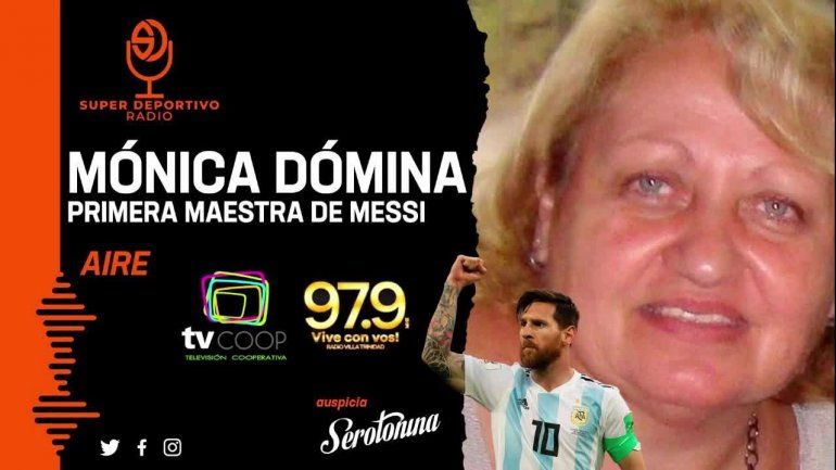 Conmovedor llanto de la primera seño de Messi, que sueña con verlo