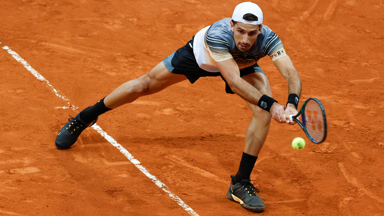 Cachín no pudo ante Struff y quedó afuera del Masters 1000 de Madrid