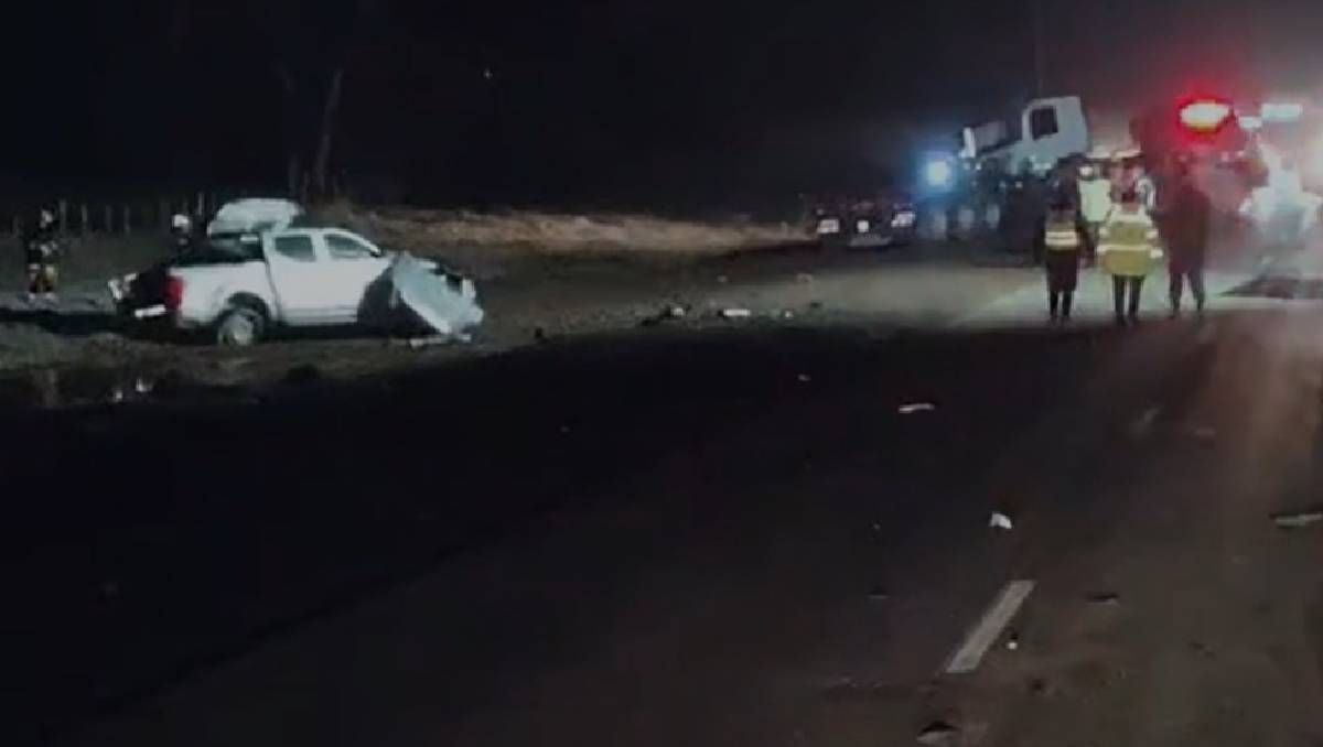 Triple choque en Trayayén . (Imagen captura de video)