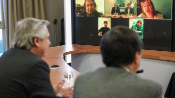 alberto fernandez: vamos a trabajar para que todos se pongan de pie