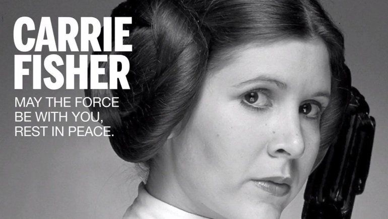 Han pasado cuatro años desde la muerte de Carrie Fisher