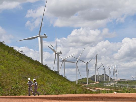 El Complexo Eólico Novo Horizonte de PAE tiene una capacidad instalada de 423 MW.