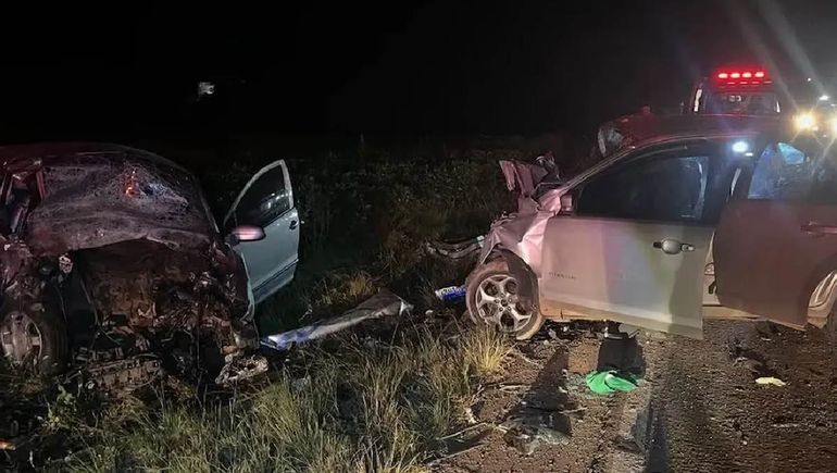 El accidente involucró a un Volkswagen Fox argentino y un Ford Focus brasileño.